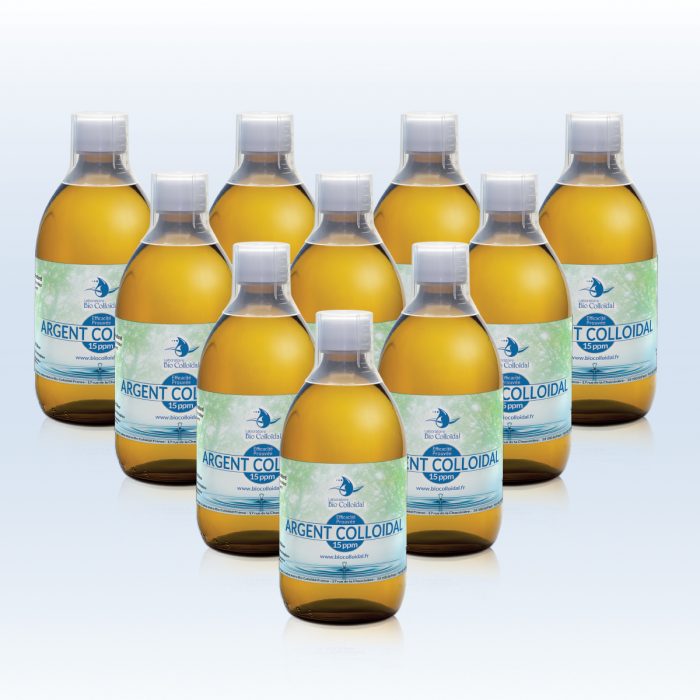 Pack 10 Argent colloïdal 15ppm