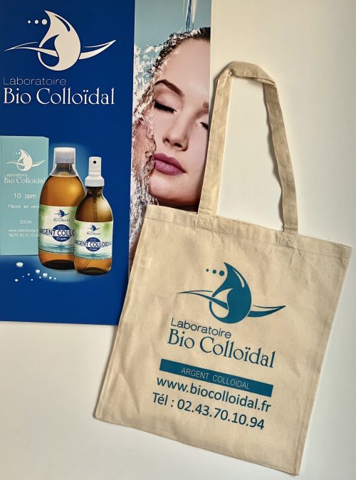 TOTE BAG EN COTON Bio colloïdal